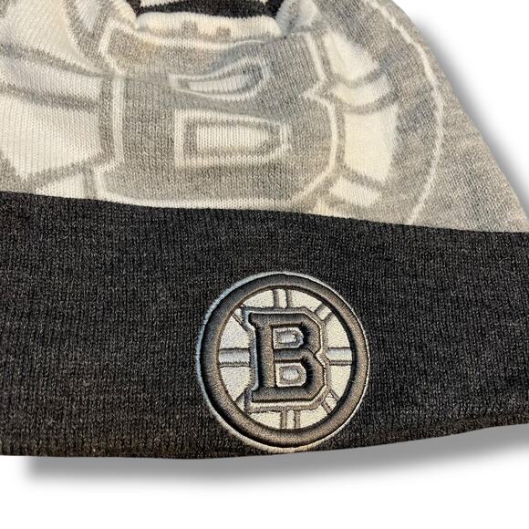 New Era Boston Bruins Knit Beanie Cap Cuff Skull Hat NHL Ice Hockey Pastrnak - Picture 5 of 14